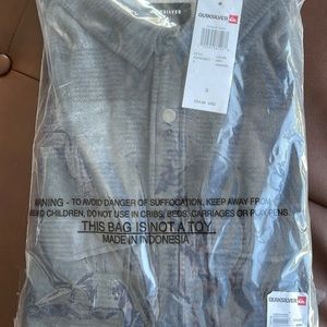 NWT Quiksilver Mens Polar Fleece Jacket size small.